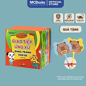 Sách - Kỹ Năng Giáo Tiếp Ứng Xử Bằng Tranh Cho Bé - Bộ 8 Cuốn - MCBooks