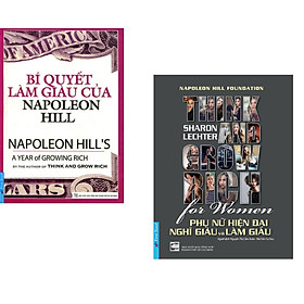 Combo 2 cuốn sách: Bí Quyết Làm Giàu Của NapoLeon Hill + Phụ Nữ Hiện Đại Nghĩ Giàu Và Làm Giàu