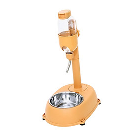 Pet Automatic Water Drinker, Dog Cat Feeder Waterer Puppy Adjustable Dog Bowl Food Dispenser Drinking Bowl Feeder