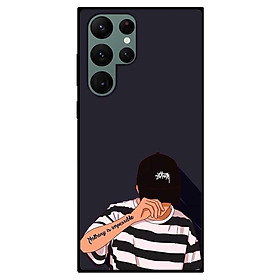 Ốp lưng dành cho samsung s22 - s22 plus - s22 ultra - bad boy nón đen