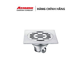 Phễu Thoát Sàn Nhà Tắm Inox Cao Cấp Chống Hôi ATMOR – AH001 (HÀNG CHÍNH HÃNG)