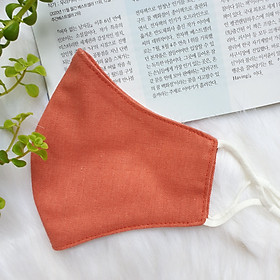 Khẩu trang vải Linen trơn nhiều màu sắc mới, phù hợp cả nam và nữ T01