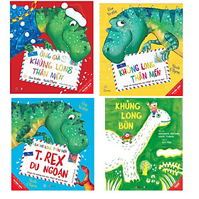 Combo Picture Book Song Ngữ Khủng Long Thân Mến Bộ 4 cuốn