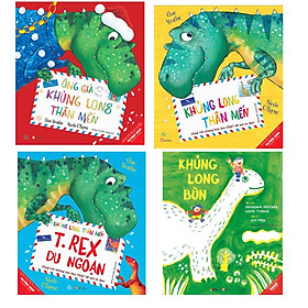 Combo Picture Book Song Ngữ Khủng Long Thân Mến Bộ 4 cuốn