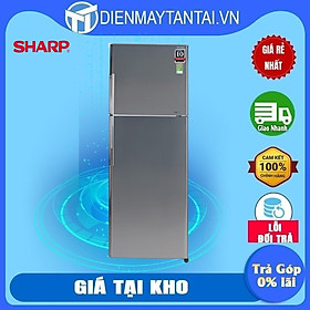 Tủ lạnh Sharp Inverter 342 lít SJ-X346E-SL - Hàng chính hãng - Giao HCM và 1 số tỉnh thành