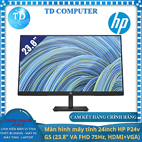 Mua Màn hình máy tính 24inch HP P24v G5 (23.8  VA FHD 75Hz  HDMI+VGA) - Hàng chính hãng FPT phân phối