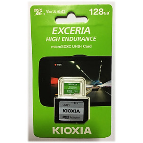 Thẻ nhớ MicroSD KIOXIA EXCERIA HIGH ENDURANCE - 128GB (Có Adapter) - Hàng Nhập Khẩu