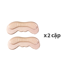 Lót gót giày có hạt silicone tăng độ bám, đệm êm bàn chân, chống trầy, bảo vệ gót sau - buybox - BBPK223
