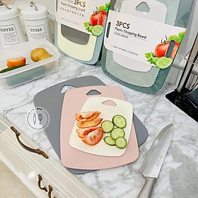 Mua Set 3 thớt nhựa kháng khuẩn cao cấp