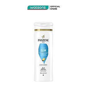 Dầu Gội Và Xả Pantene Classic Clean 2in1 Healthier Hair In 1 Wash 355ml