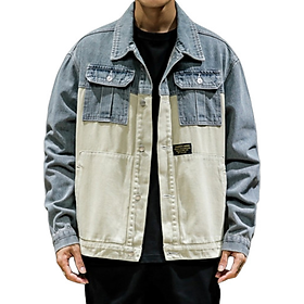 Áo khoác jeans phối màu Mã: NK1467