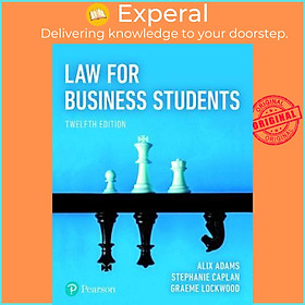 Sách - Law for Business Students by Alix Adams (UK edition, paperback)