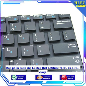 Bàn phím dành cho Laptop Dell Latitude 7450 - Có LED, chuột - Hàng Nhập Khẩu mới 100%