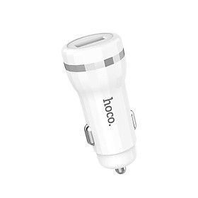 Mua Tẩu Sạc Điện Thoại Trên Xe Ô Tô  Hoco Z27A - Hỗ Trợ Sạc Nhanh QC3.0 + Tặng Kèm 01 Cáp Sạc IPhone - Hàng Chính Hãng