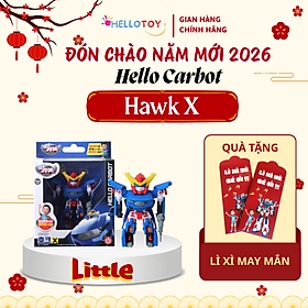 Đồ chơi Robot Little Hawk X Hello Carbot HC-F-009SD - Nhựa PVC - Kích thước 120*72*130mm - Tuổi 37+ - Hello Toy