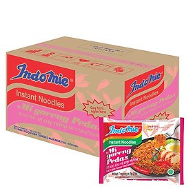 Hình ảnh Mì Goreng Pedas Vị Cay Nồng Indomie (79G X 40 Gói/Thùng)