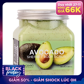 Tẩy Tế Bào Chết Toàn Thân Dưỡng Ẩm Và Sáng Mịn Da Hương Bơ Scentio Avocado 350ml