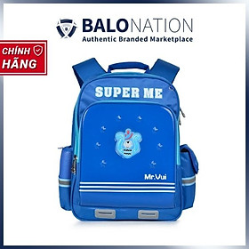 Balo cho bé Mr Vui 772 Phân ngăn khoa học, có đệm lưng trợ lực