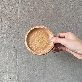 Mua Khay  Đĩa   Lót Cốc Gỗ Tần Bì  Gỗ Keo Trang Trí Chụp Ảnh Đựng Đồ Ăn  Phục Vụ Quán Cà Phê   Decor Bàn Ăn