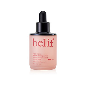 Tinh chất tái tạo và cải thiện nếp nhăn belif Super drops - Peptide Firming Serum 30ml