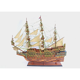 Mô hình thuyền gỗ trang trí Sovereign 98cm ghép
