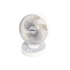 Quạt sạc 6inch, màu trắng NRF6215W (Chính Hãng)