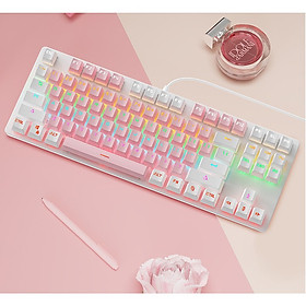 Mua Bàn Phím Cơ Máy Tính K2 Pro Led cực đẹp - Bàn Phím Cơ Blue Switch - 10 Chế Độ Màu Cầu Vồng - Hàng Chính Hãng
