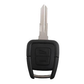 Remote Control Key Case Shell 2 Button for Vauxhall OPEL Astra Zafira Black