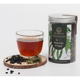 Đậu Đen Xanh Lòng Rang Mộc Cỏ Ngọt Hũ 500GRAM Hạt Rời Mộc Thanh Trà