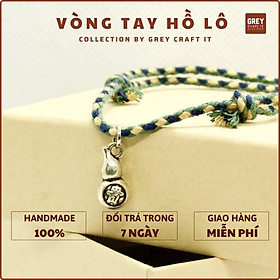 Vòng tay Ngũ Sắc Tây Tạng Charm Bạc Thái Hồ Lô - Handmade 100% | Miễn phí ship sửa đổi trả