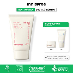 Gel dưỡng ẩm sáng da từ hoa anh đào đảo Jeju innisfree Cherry Blossom Jelly Cream 50ml