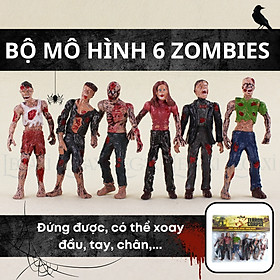 Mô hình zombie đồ chơi tang thi xác chết nhân vật phim Walking Dead có thể