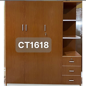 Mua Tủ quần áo nhựa 3 cánh kèm kệ và ngăn kéo ĐV Tundo 164 x 185 x 47 cm nhiều màu lựa chọn