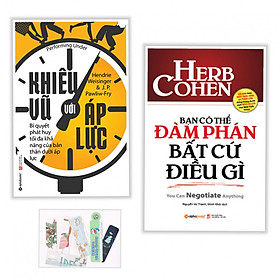 Combo Bạn Có Thể Đàm Phán Bất Cứ Điều Gì + Khiêu Vũ Với Áp Lực - (Tặng Bookmark PĐ)