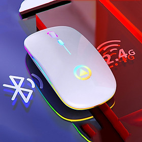 Mua Chuột Không Dây Sạc Điện Cao Cấp  Siêu Nhạy  Đèn Led 7 Màu Đẹp Mắt  Sạc Điện Nhanh  Dùng Được Lâu  Gọn Nhẹ  Tiện Lợi Phù Hợp Cho Làm Văn Phòng  Chơi Game  Các Công Việc Cần Di Chuyển Nhiều