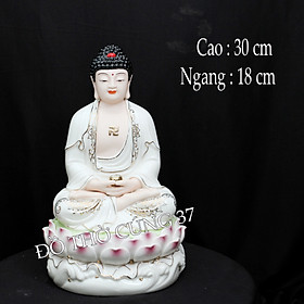 TƯỢNG PHẬT A DI ĐÀ MEN SỨ CAO CẤP