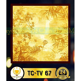 Tranh Trúc Chỉ In Vuông_M6772