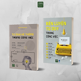 Hình ảnh Sách - Combo 2 cuốn Tư duy hệ thống trong công việc + Rèn luyện tư duy trong công việc - 1980Books