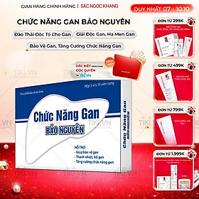 Thực phẩm bảo vệ sức khỏe Viên uống Chức năng gan Bảo Nguyên