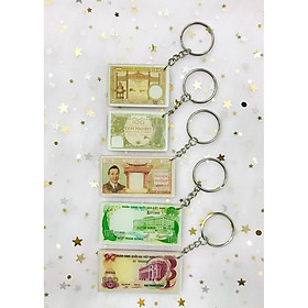 (SET 3) 05 cái móc Khóa hình tiền xưa Việt Nam độc đáo - gồm các mẫu trong hình