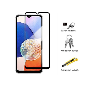 Kính Cường Lực Full Màn 9D Cho Samsung Galaxy A05, A05s, A15, A25 Tấm Dán Màn Hình Độ Cứng 9H  - Hàng chính hãng