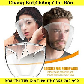 Kính Chống Giọt Bắn, Kính Bảo Hộ, Chống Bụi Đi Đường