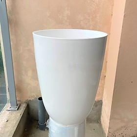 Mua Chậu nhựa trồng cây đã kèm xốp cắm cây giả - Cao từ 12cm đến 40cm - Cây giả  hoa lụa Decor trang trí nhà cửa