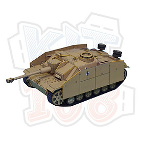 Mô hình giấy Xe tăng quân sự WWII Tiger I  Mô hình giấy
