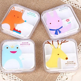 Mua Hộp nhựa đựng thuốc 4 ngăn hình thú 6.5x6.5cm - Giao Hình Ngẫu Nhiên