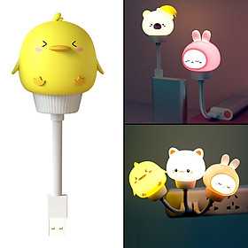 Cartoon LED USB Night Light with Remote for Mom  Bedroom