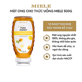 Mật Ong Cho Thức Uống Miele 500g - Chai Chống Rỉ No Mess Siêu Tiện Lợi