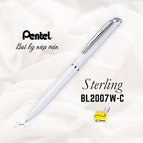 Bút Ký Cao Cấp Pentel BL2007 Ngòi 0.7mm Mực Xanh Có Gác Bút | Thiết Kế Bút Nắp Vặn Thanh Lịch