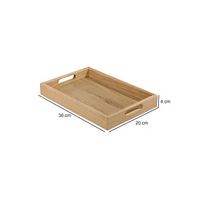 Mua Khay Gỗ Decor Chữ Nhật Đựng Đồ Ăn  Đồ Uống  Khay Trà  Trang Trí Có Tay Cầm Với Nhiều Kích Thước