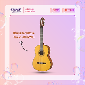 Mua Đàn Guitar Classic YAMAHA CG122MS (gỗ vân sam) - Lớp phủ Finish mờ  bảo hành chính hãng 12 tháng - Hàng chính hãng